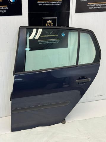 VW Golf V portier 4-deurs links achter bj.2009 kleur blauw, Gebruikt, Links, Volkswagen, Deur