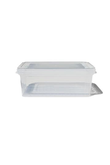 HEMA Opbergdoos met deksel 2.8L Dublin transparant 25x17x10, Verzenden, Nieuw