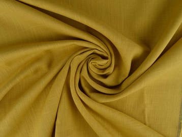Linnen viscose Okergeel, 120 cm of meer, Geel, Ophalen of Verzenden, Linnen