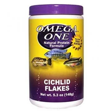 Omega One Cichlid Flakes 2.2oz (62Gr.), Ophalen of Verzenden, Nieuw