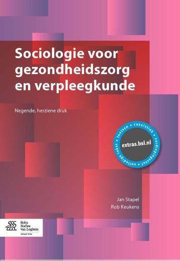 Sociologie voor gezondheidszorg en, 9789036810043, Verzenden, Zo goed als nieuw, HBO