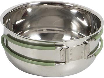 Bo-Camp - Pannenset - 4-Delig - RVS - Zilver, Caravans en Kamperen, Verzenden, Nieuw