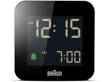Braun BC08 - Wekker - Klok Snooze Zoemer alarm - Zwart, Huis en Inrichting, Verzenden, Nieuw