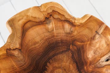 Massief houten bijzettafel ROOT 70cm naturel teakhout, Huis en Inrichting, Tafels | Sidetables, Ophalen of Verzenden, Nieuw