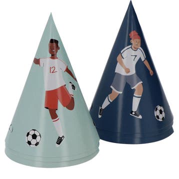 Fantastic Voetbal Feesthoedjes (6st), Kleding | Dames, Ophalen of Verzenden, Nieuw