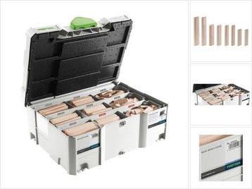 Festool DS/XL D8/D10 306x Bu Domino XL Assortimentsystainer, Verzenden, Nieuw