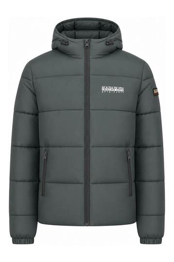 Napapijri Jas in maat L Zwart, Kleding | Heren, Jassen | Winter, Verzenden, Zo goed als nieuw, Zwart, Napapijri