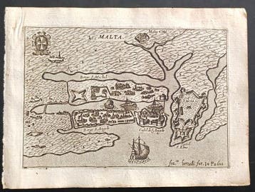 Europa - Malta/Valletta; Francesco Bertelli - Malta -, Boeken, Atlassen en Landkaarten, Nieuw