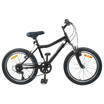 vidaXL Kinderfiets 24 Inch 6-Speed voor 8-12 jaar oud Zwart, Fietsen en Brommers, Fietsen | Racefietsen, Verzenden, Nieuw
