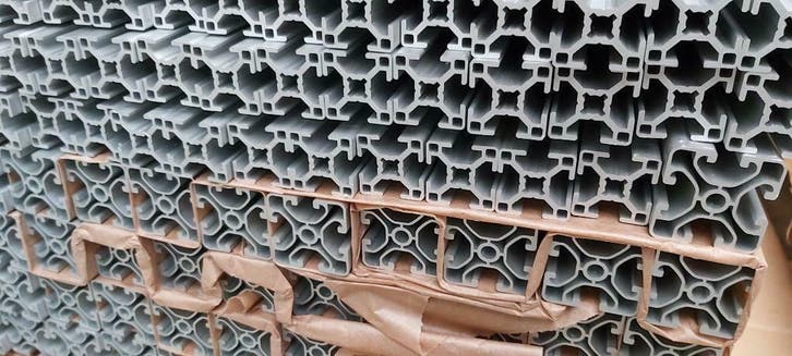 Aluminium Constructie Extrusie Profielen BSB en ISB type, Doe-het-zelf en Verbouw, Metalen, Nieuw, Aluminium, Ophalen of Verzenden