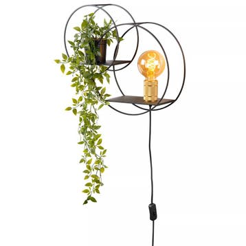 Lucide SANSA - Wandlamp - 1xE27 - Zwart, Huis en Inrichting, Verzenden, Zo goed als nieuw, Metaal