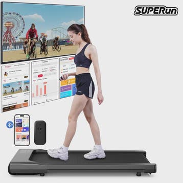 Platte Loopband met 2.5PK Motor: 1-4 km/u, Schokabsorptie, D, Verzenden, Nieuw