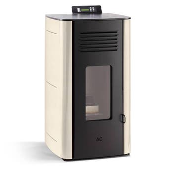 Cv pelletkachel Idro 13 kW verwarmt gasloos 320 m3 goedkoop, Ophalen of Verzenden, Nieuw, Hout, Vrijstaand