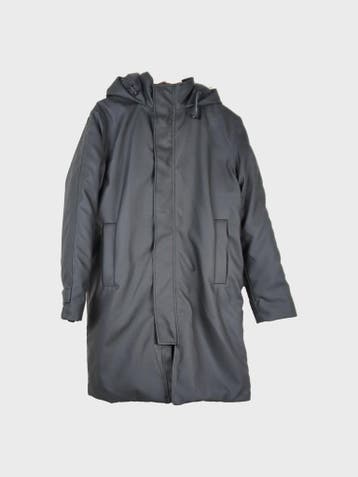 RAINS Winterjas Heren maat  Grijs, RAINS, Overige maten, Ophalen of Verzenden, Zo goed als nieuw