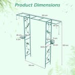 LIVSK Prieelvoederstation met Drinkbak en Voederbakken - Ste, Tuin en Terras, Verzenden, Nieuw