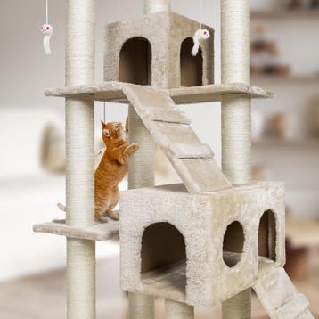 Krabpaal Knuti 186cm - beige, Verzenden, Nieuw