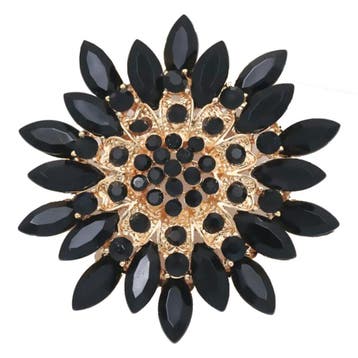 Fako Bijoux - Broche - Bloem - Ster - XXL - Ø 68mm -, Verzenden, Nieuw