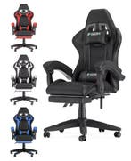 Gamingstoel Ergonomisch –Voetsteun, Lendensteun en Rugleunin, Verzenden, Nieuw