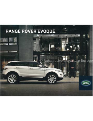 2012 RANGE ROVER EVOQUE BROCHURE DUITS, Boeken, Nieuw, Author
