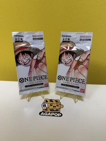 One Piece - 2 Booster pack - P-001 P-005 – Busta Promo, Nieuw