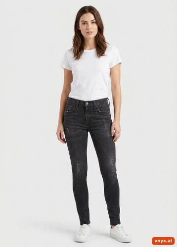 Levis Jeans Dames maat WW28 / L29 Zwart Vintage, Ophalen of Verzenden, Nieuw