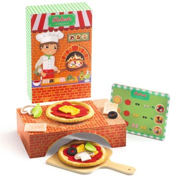 Djeco speelgoed pizza set - Roberto van €19,99 voor €19,90, Ophalen of Verzenden, Nieuw