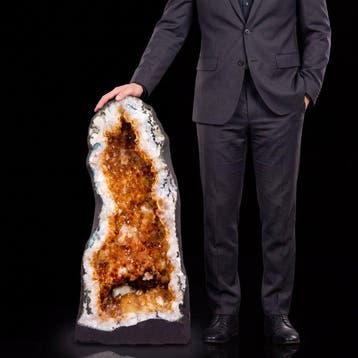 Citrine - Cathedral Geode - 60x29x20 cm- 34.1 kg