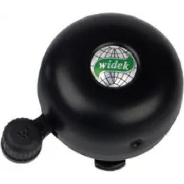 Widek bel koper, wereldbol zwart gelakt (Fietsaccessoires), Ophalen of Verzenden, Nieuw