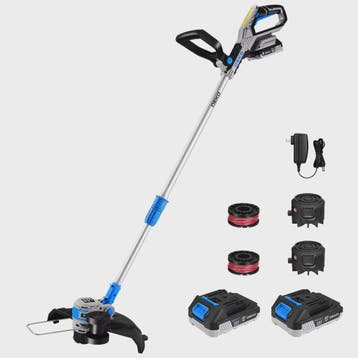 DEKOPRO 2-in-1 Accu Grastrimmer & Bosmaaier - 20V, 30cm, 2 B, Verzenden, Nieuw