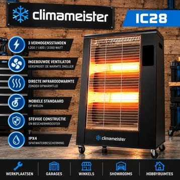Elektrische infraroodkachel - Zeer effectief - ACTIEPRIJS, Huis en Inrichting, Nieuw, Elektrisch, Vrijstaand, Overige soorten
