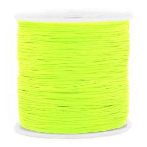 Rol met 90 meter Macramé draad 0.8mm Neon green (kies voo.., Ophalen of Verzenden, Nieuw, Draad