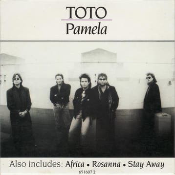 cd single card - Toto - Pamela, Verzenden, Zo goed als nieuw, Rock en Metal