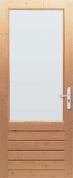 Cando achterdeur ML 457 met blank glas en slotgat.  R2., Ophalen of Verzenden, Nieuw