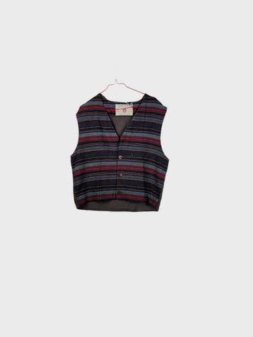 NEW BASICS Denim Vest Heren maat M Grijs Vintage, Ophalen of Verzenden, Nieuw