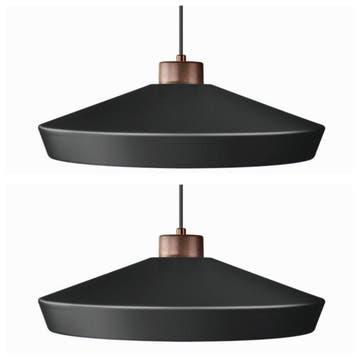Herstal - Mikael Berlin - Plafondlamp (2) - Edge Ø500 Zwart