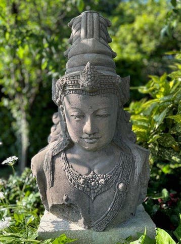 Statua da Giardino Ken Dedes in Polvere di Pietra (Concrete)