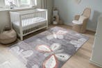 Kindervloerkleed | Happy | Vlinders | Multikleur | 80x150 cm, Verzenden, Nieuw