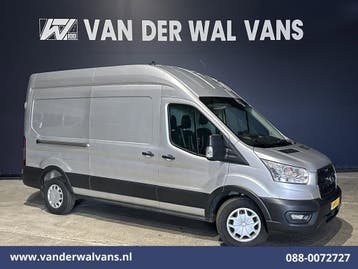 Ford Transit L3 H3 | Lease vanaf 397,- p/mnd, Auto's, Ford, Gebruikt, Euro 6, Dealer onderhouden, Zilver of Grijs