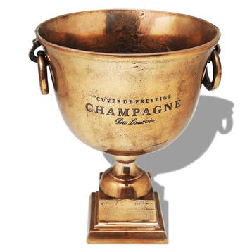vidaXL Prijzenbeker champagnekoeler koperbruin, Verzenden, Nieuw
