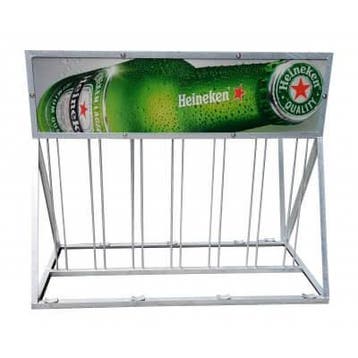 Showroommodel: Fietsenrek, fietsenstalling Heineken, Ophalen of Verzenden, Nieuw zonder verpakking