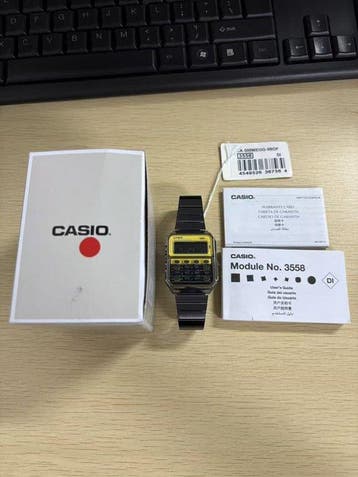 Casio - CA-500WEGG-9BDF - Unisex - 2010-2020, Nieuw