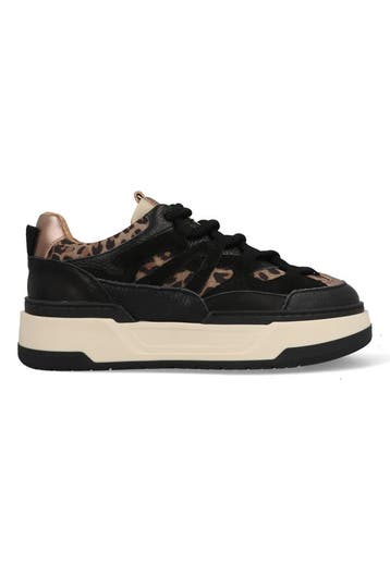 DWRS Walton Leopard B11387-06-2822 Zwart / Beige-42, Verzenden, Nieuw, Zwart