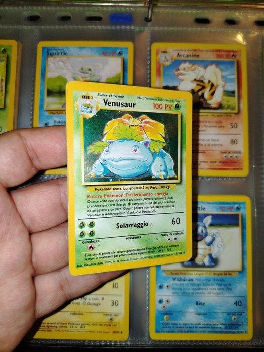 Pokémon - 35 Card - Venusaur Holo - WOTC - Base set, Hobby en Vrije tijd, Verzamelkaartspellen | Pokémon