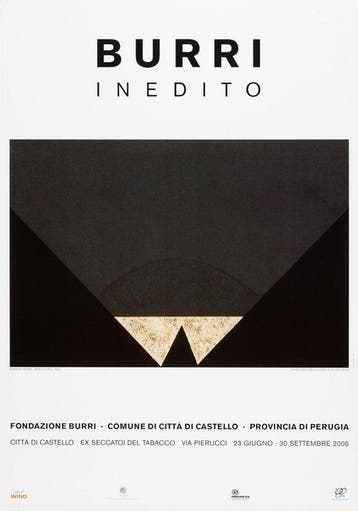 Alberto Burri - Manifesto originale mostra - Jaren 2000, Antiek en Kunst