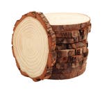 Houten boomschijf met schors (14-16 cm diameter, 1,5 cm dik, Ophalen of Verzenden, Nieuw