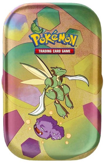 Pokemon Scarlet & Violet 151 Mini Tin Scyther & Koffing, Ophalen of Verzenden, Nieuw