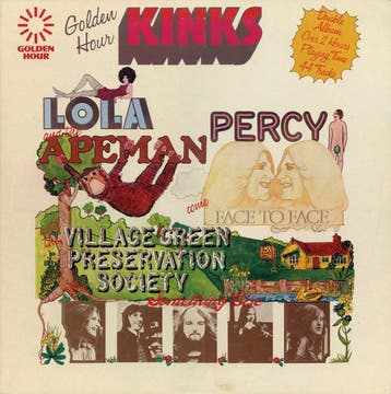 The Kinks - Golden Hour (LP 1974) Lola, Percy & The Apeman, Ophalen of Verzenden, Gebruikt