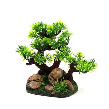 Groepje Bonsaibomen / Aquariumdecoratie As-290 (Hardscaping), Verzenden, Nieuw, Gevuld zeewateraquarium