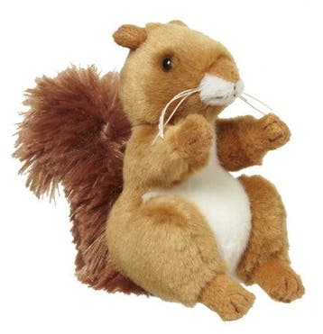 Pluche eekhoorn knuffel - 11 cm - bruine knuffel, Verzenden, Nieuw