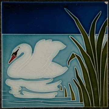 Jugendstil Tegel - Boizenburger Wandplattenfabrik - Art